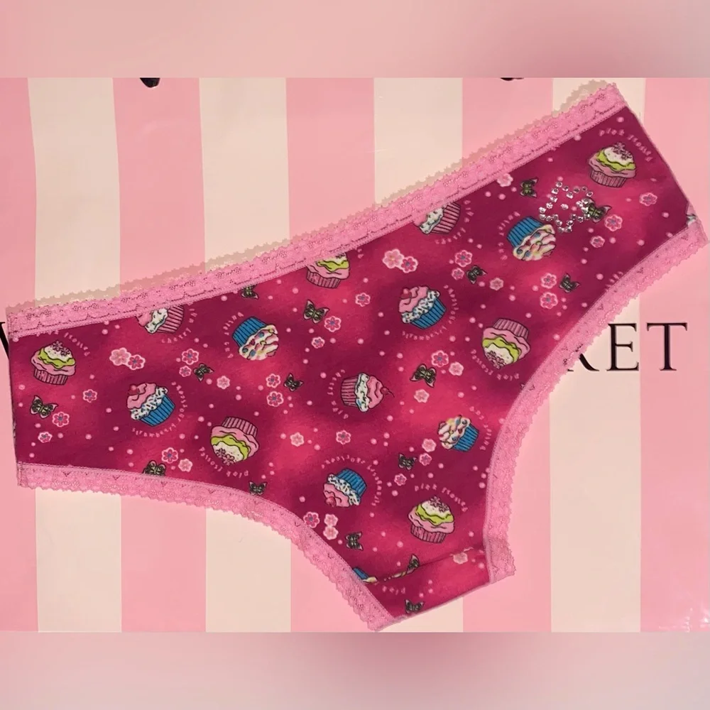 New Vintage Victoria’s Secret Panties cotton hipster low rise lace hipster Y2K